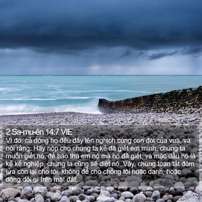 2 Sa-mu-ên 14:7 VIE Bible Verse Image
