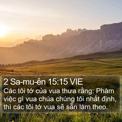 2 Sa-mu-ên 15:15 VIE Bible Verse Image