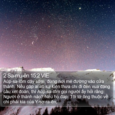 2 Sa-mu-ên 15:2 VIE Bible Verse Image