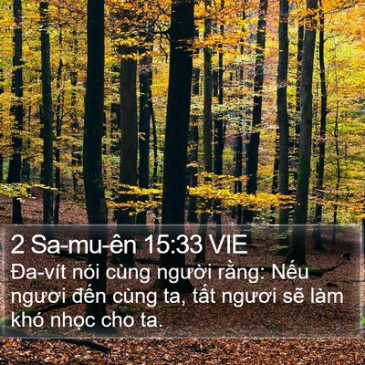 2 Sa-mu-ên 15:33 VIE Bible Verse Image