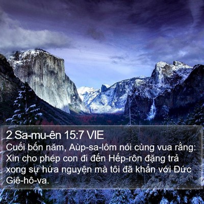 2 Sa-mu-ên 15:7 VIE Bible Verse Image