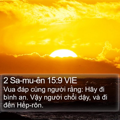 2 Sa-mu-ên 15:9 VIE Bible Verse Image