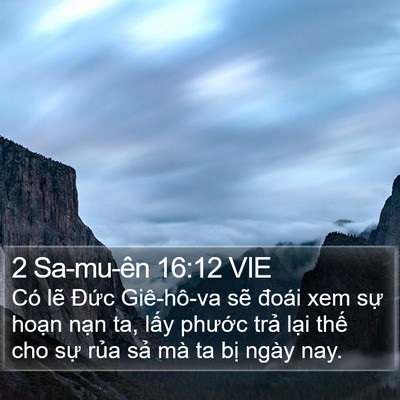 2 Sa-mu-ên 16:12 VIE Bible Verse Image