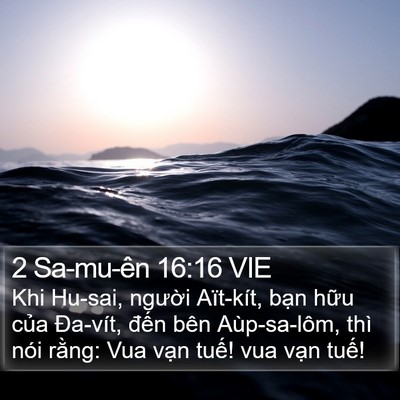 2 Sa-mu-ên 16:16 VIE Bible Verse Image