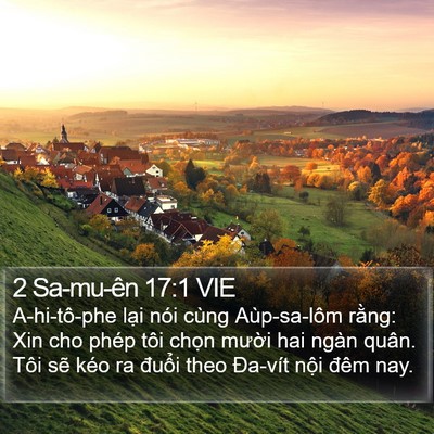 2 Sa-mu-ên 17:1 VIE Bible Verse Image