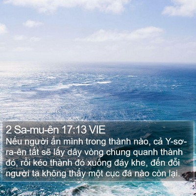 2 Sa-mu-ên 17:13 VIE Bible Verse Image