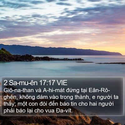 2 Sa-mu-ên 17:17 VIE Bible Verse Image