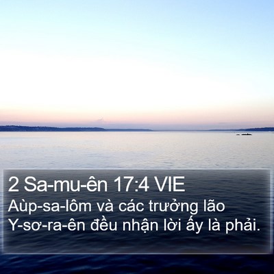2 Sa-mu-ên 17:4 VIE Bible Verse Image