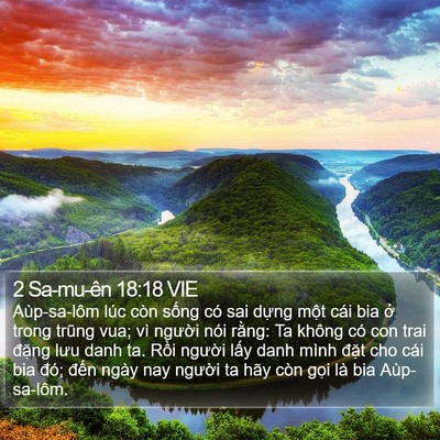 2 Sa-mu-ên 18:18 VIE Bible Verse Image