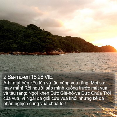 2 Sa-mu-ên 18:28 VIE Bible Verse Image