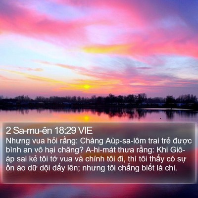 2 Sa-mu-ên 18:29 VIE Bible Verse Image