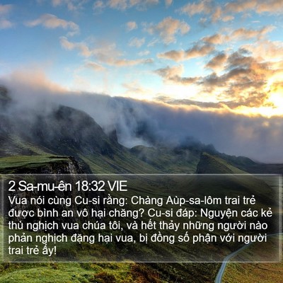 2 Sa-mu-ên 18:32 VIE Bible Verse Image