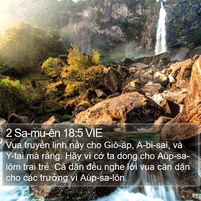 2 Sa-mu-ên 18:5 VIE Bible Verse Image