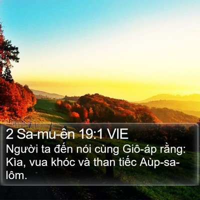 2 Sa-mu-ên 19:1 VIE Bible Verse Image