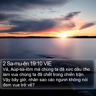 2 Sa-mu-ên 19:10 VIE Bible Verse Image