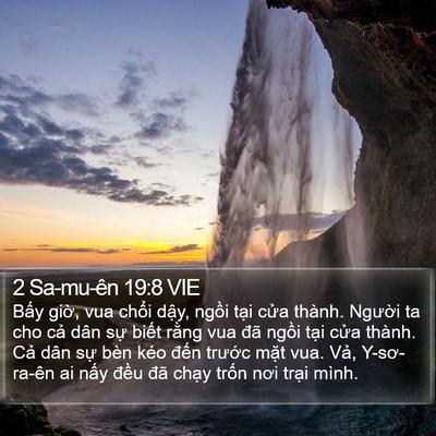 2 Sa-mu-ên 19:8 VIE Bible Verse Image