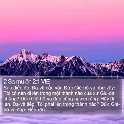 2 Sa-mu-ên 2:1 VIE Bible Verse Image