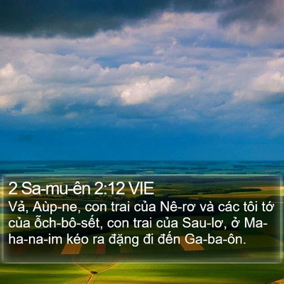 2 Sa-mu-ên 2:12 VIE Bible Verse Image