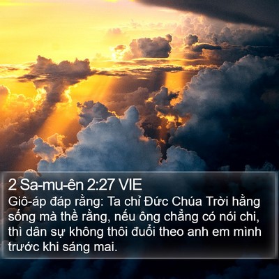 2 Sa-mu-ên 2:27 VIE Bible Verse Image