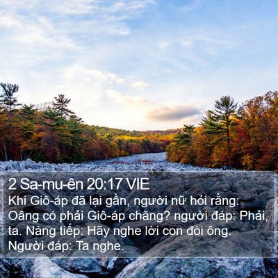 2 Sa-mu-ên 20:17 VIE Bible Verse Image