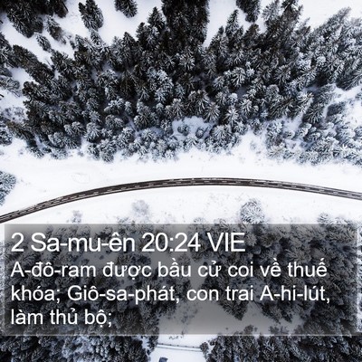 2 Sa-mu-ên 20:24 VIE Bible Verse Image
