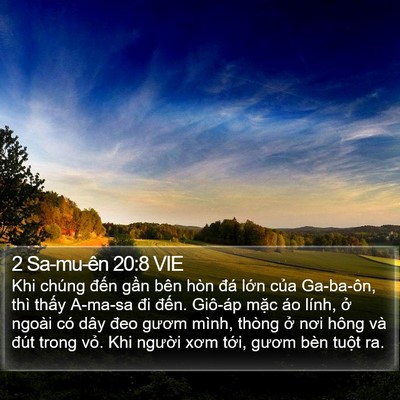 2 Sa-mu-ên 20:8 VIE Bible Verse Image
