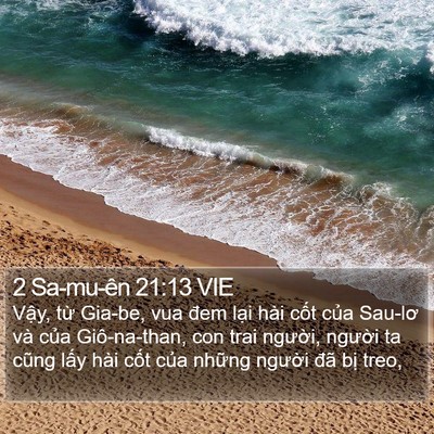 2 Sa-mu-ên 21:13 VIE Bible Verse Image