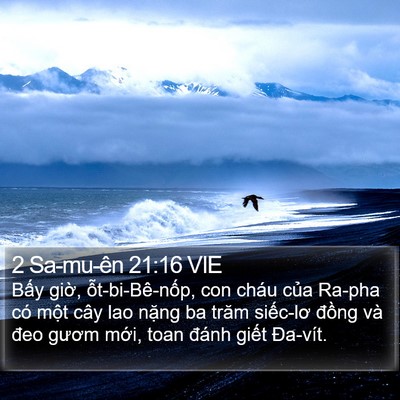 2 Sa-mu-ên 21:16 VIE Bible Verse Image