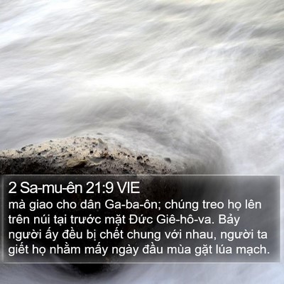 2 Sa-mu-ên 21:9 VIE Bible Verse Image