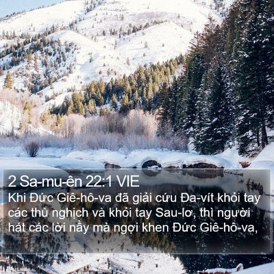 2 Sa-mu-ên 22:1 VIE Bible Verse Image