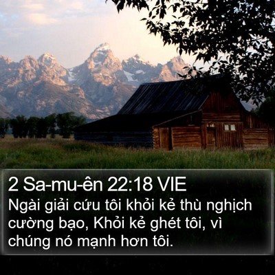 2 Sa-mu-ên 22:18 VIE Bible Verse Image