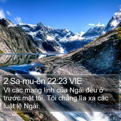 2 Sa-mu-ên 22:23 VIE Bible Verse Image