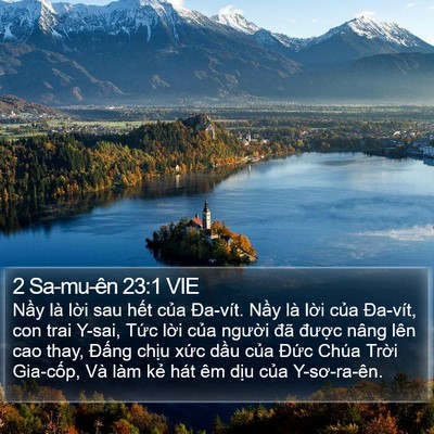2 Sa-mu-ên 23:1 VIE Bible Verse Image