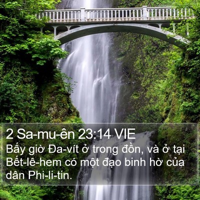 2 Sa-mu-ên 23:14 VIE Bible Verse Image