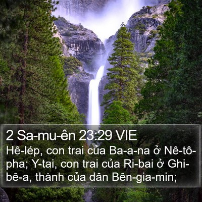 2 Sa-mu-ên 23:29 VIE Bible Verse Image