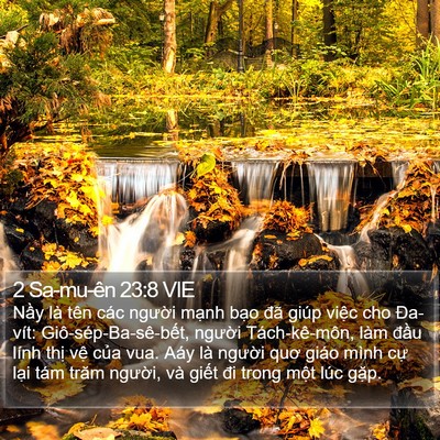 2 Sa-mu-ên 23:8 VIE Bible Verse Image