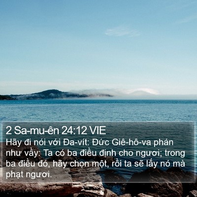 2 Sa-mu-ên 24:12 VIE Bible Verse Image