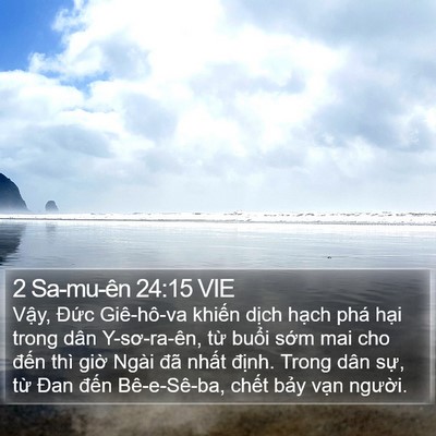 2 Sa-mu-ên 24:15 VIE Bible Verse Image