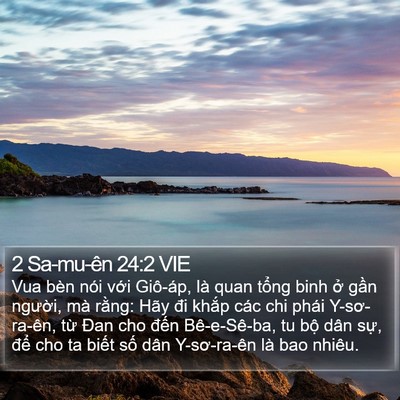 2 Sa-mu-ên 24:2 VIE Bible Verse Image