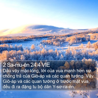 2 Sa-mu-ên 24:4 VIE Bible Verse Image