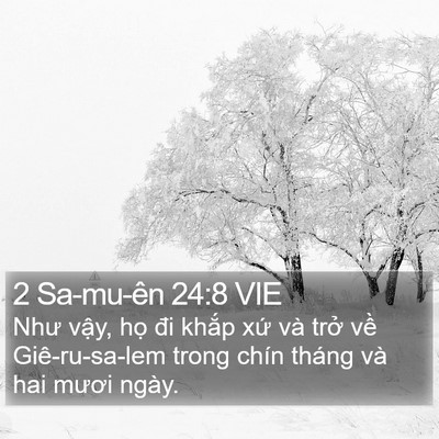 2 Sa-mu-ên 24:8 VIE Bible Verse Image