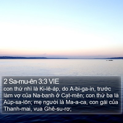 2 Sa-mu-ên 3:3 VIE Bible Verse Image