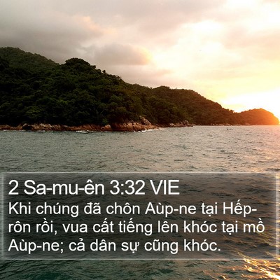 2 Sa-mu-ên 3:32 VIE Bible Verse Image