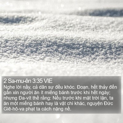 2 Sa-mu-ên 3:35 VIE Bible Verse Image
