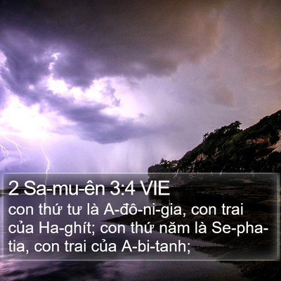 2 Sa-mu-ên 3:4 VIE Bible Verse Image