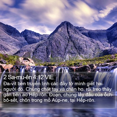 2 Sa-mu-ên 4:12 VIE Bible Verse Image