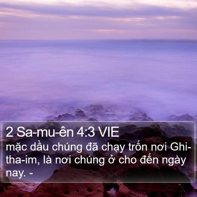 2 Sa-mu-ên 4:3 VIE Bible Verse Image