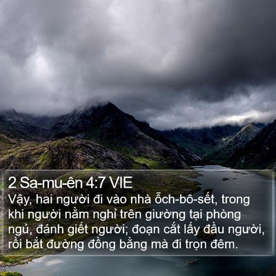 2 Sa-mu-ên 4:7 VIE Bible Verse Image