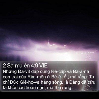 2 Sa-mu-ên 4:9 VIE Bible Verse Image