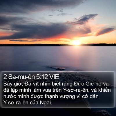 2 Sa-mu-ên 5:12 VIE Bible Verse Image